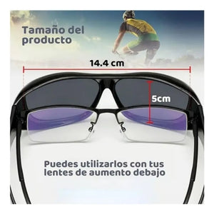 Pack Gafas HD Visión Para Conducción Sol y Noche Unisex