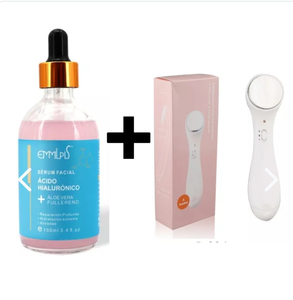 Pack Masajeador Facial y Sérum de 100 ML